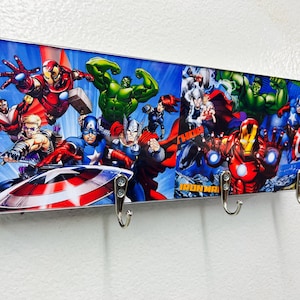 Avengers Coat Rack Etsy