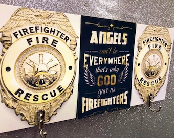 Fireman - fireman gift - fireman prayer - firefighter - firefighter gift - firefighter gift for him - firemen - firemen gifts - firemen orna