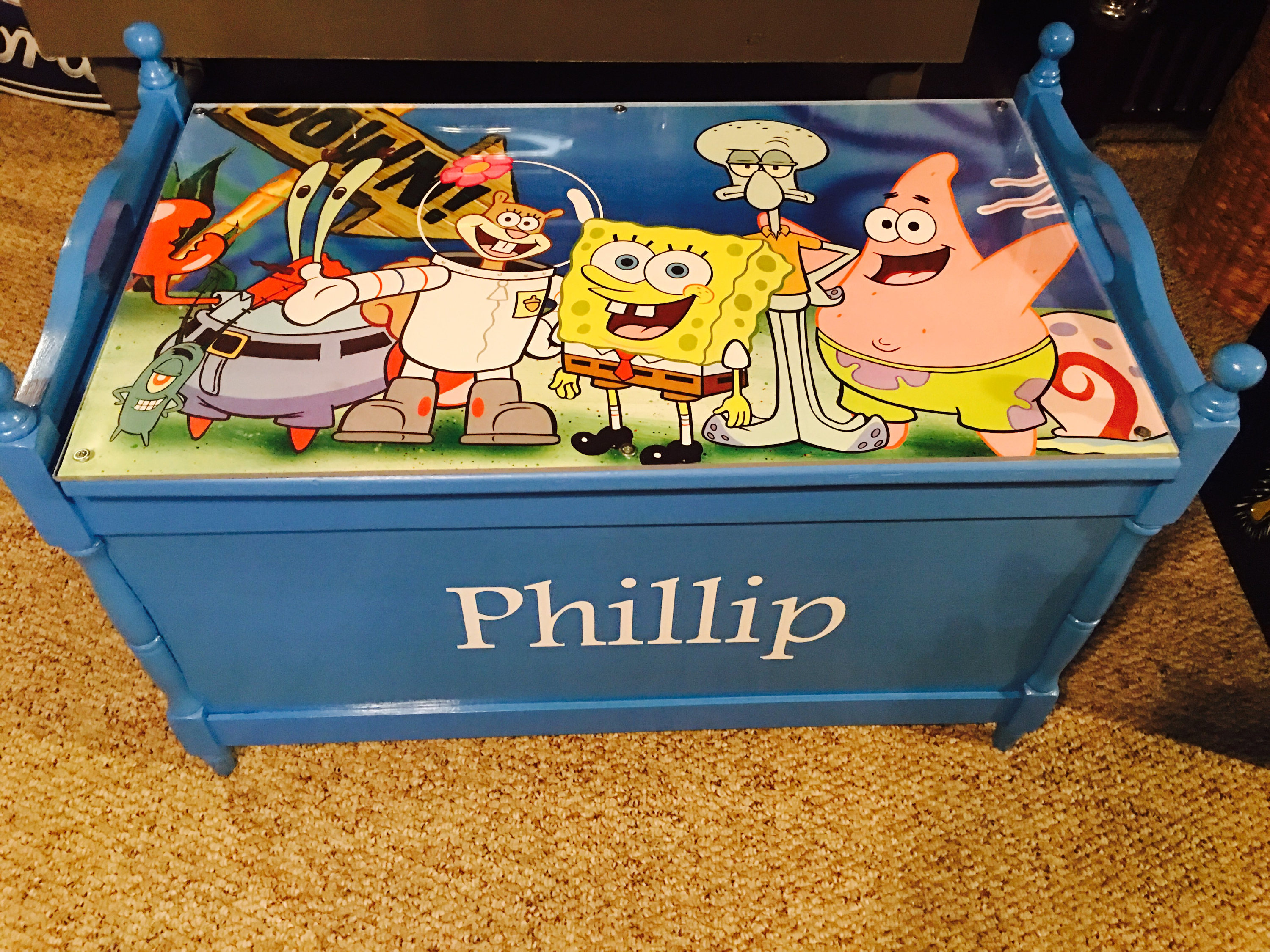 Spongebob cheap toy chest