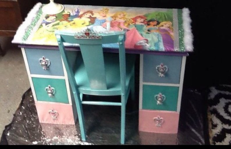 Princess Furniture Girls Desks Kids Room Decor Desk