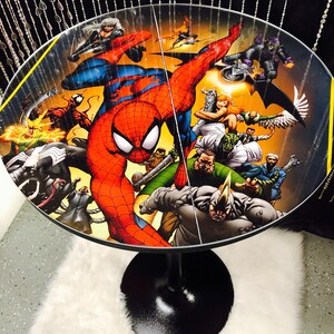 Pub tables spiderman decor spiderman super hero decor man cave man cave decor kitchen tables kitchen pub tables spiderman bi image 2