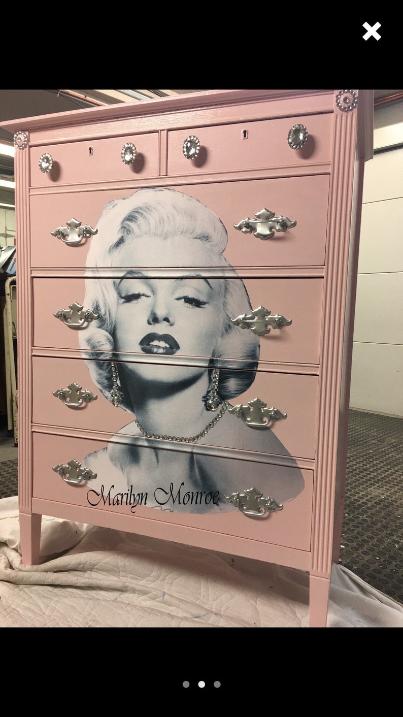 Marilyn Monroe Decor Art Elvis Presley Bedroom Furniture Audrey Hepburn Dressers Norma
