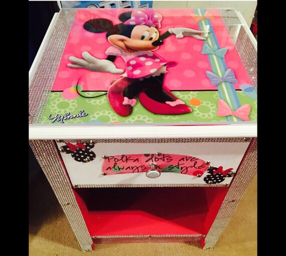 Minnie Mouse Room Decor Minnie Mouse Minnie Mouse Decor Minnie Mouse Birthday Girls Furniture Childrens Furniture Kids Room De