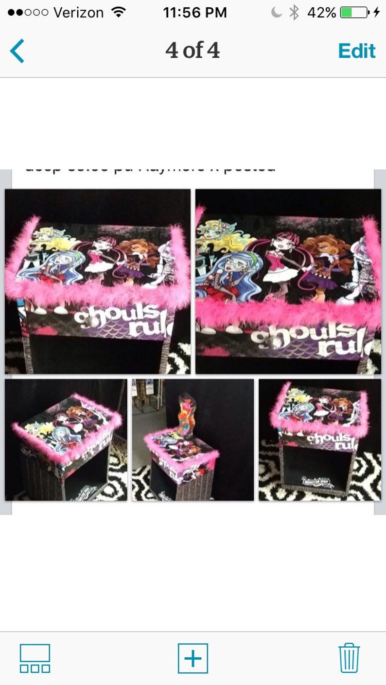 Monster High Teen Bedroom Decor Kids Furniture Kids Etsy
