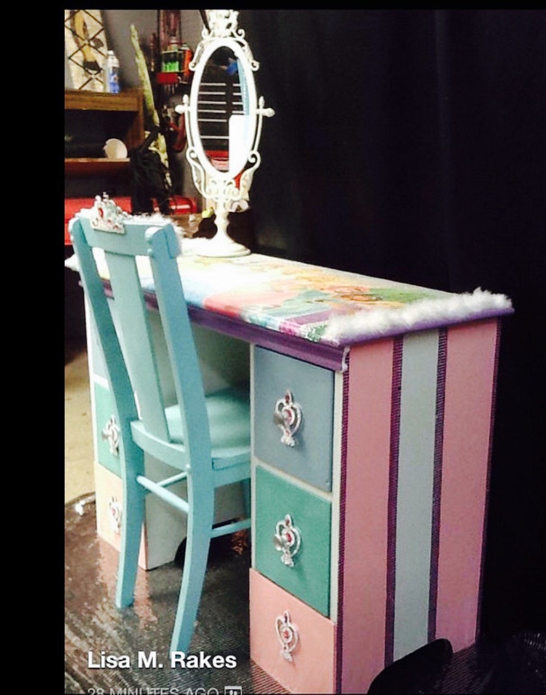 kids birthday- pink furniture kids furniture childrens furniture girls furniture kids desk Princess furniture childrens desk