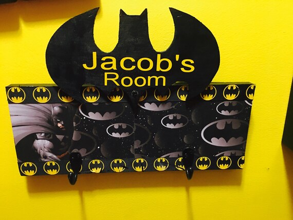 Batman Batman Birthday Super Hero Decor Kids Room Signs Batman Decor Personalized Kids Signs Kids Door Sign Kids Plague Bo