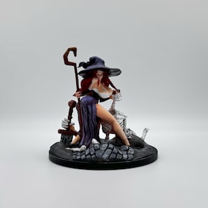 Dragon Crown Sorceress, 3D resin model