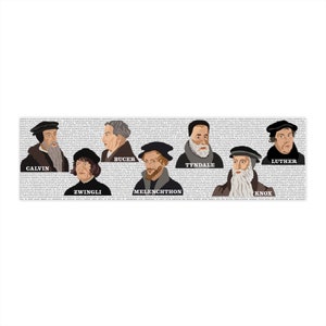 Waterproof Reformation Sticker | Martin Luther Sticker | John Calvin Sticker | 95 Theses Sticker | 1517 Sticker | Reformed Theology Sticker
