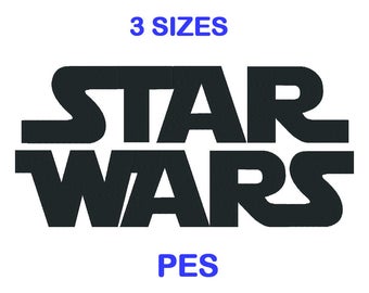 Star Wars Embroidery Font - 3 Size - PES Format Embroidery Alphabet - Embroidery Letters - Brother - Machine Embroidery Designs Patterns