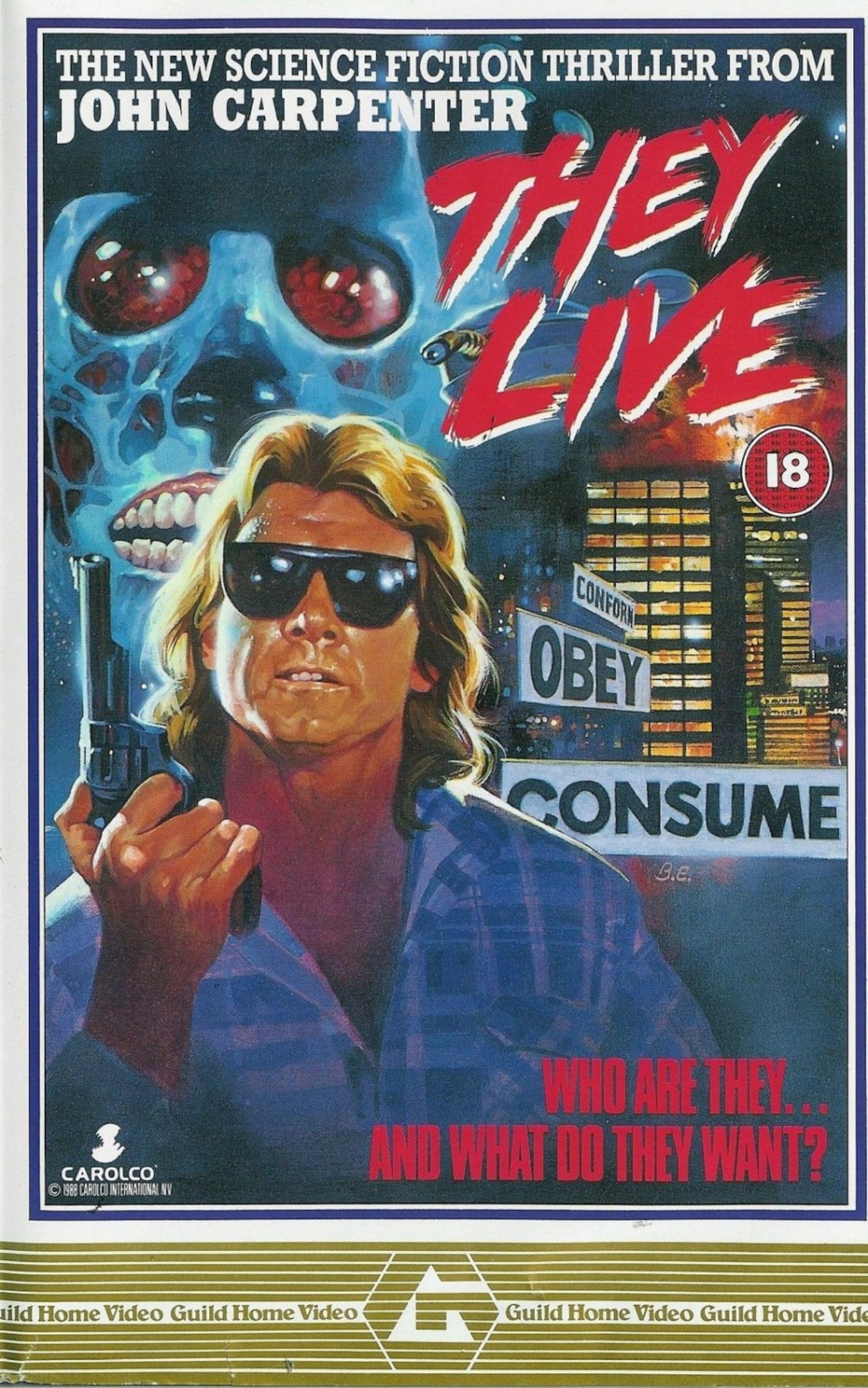 THEY LIVE Movie Poster 1988 Etsy