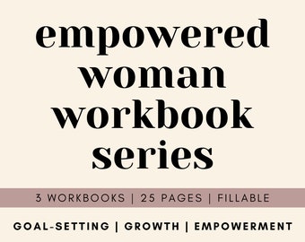 Empowered Woman Workbook Series: Personal Growth, Goal Setting (Digital Download)