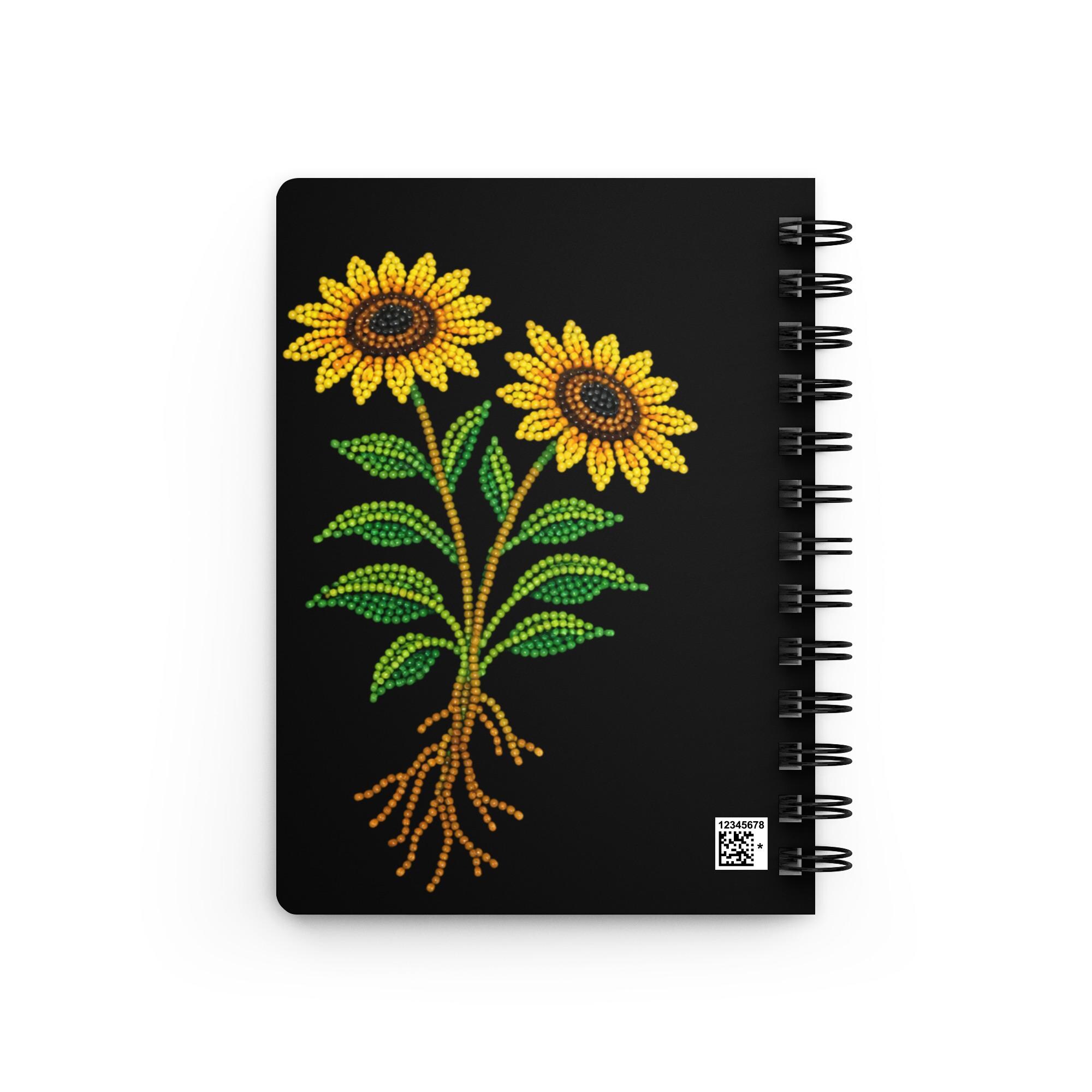 Sunflower Beadwoek Spiral Bound Journal - Etsy