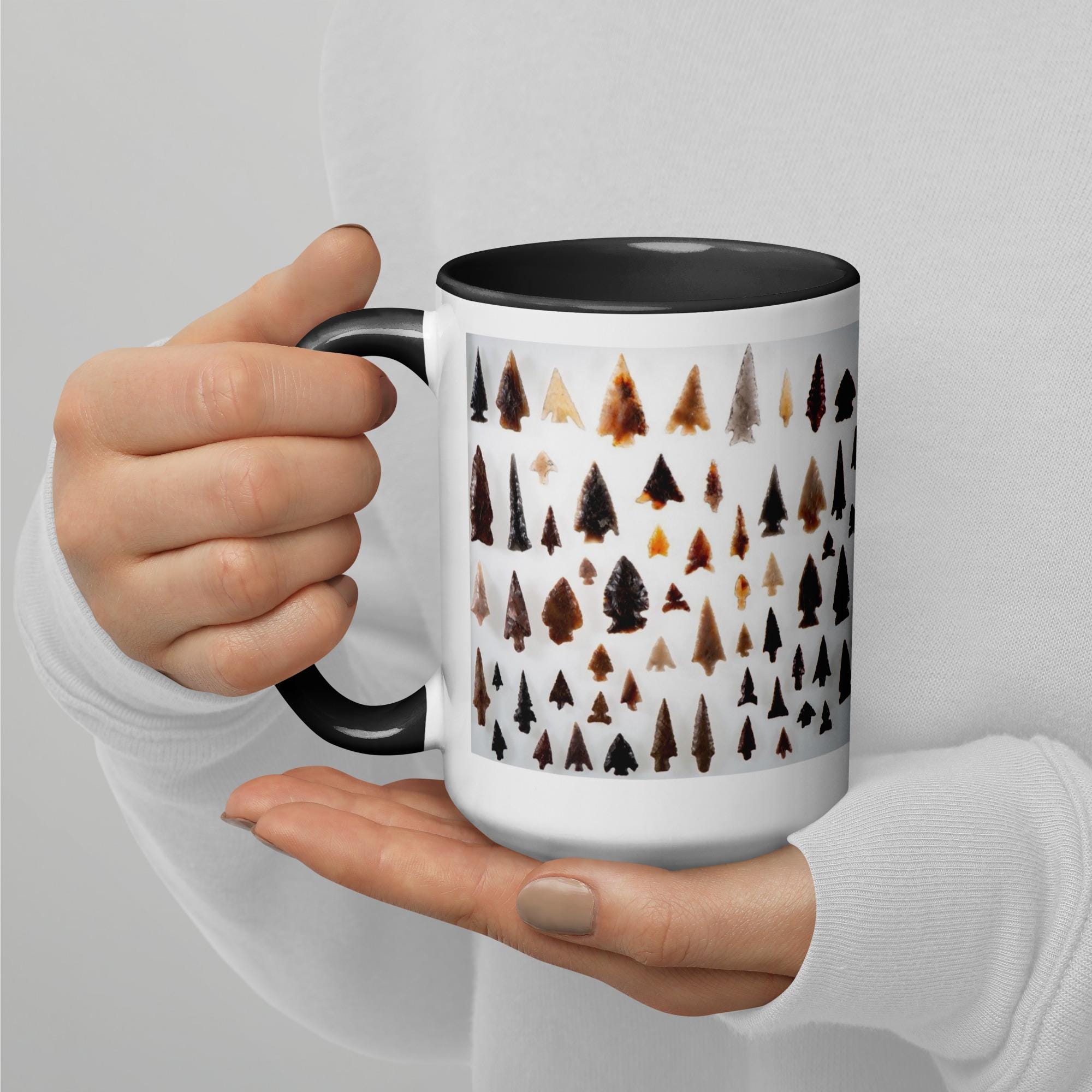 Arrowhead Mug with Color Inside