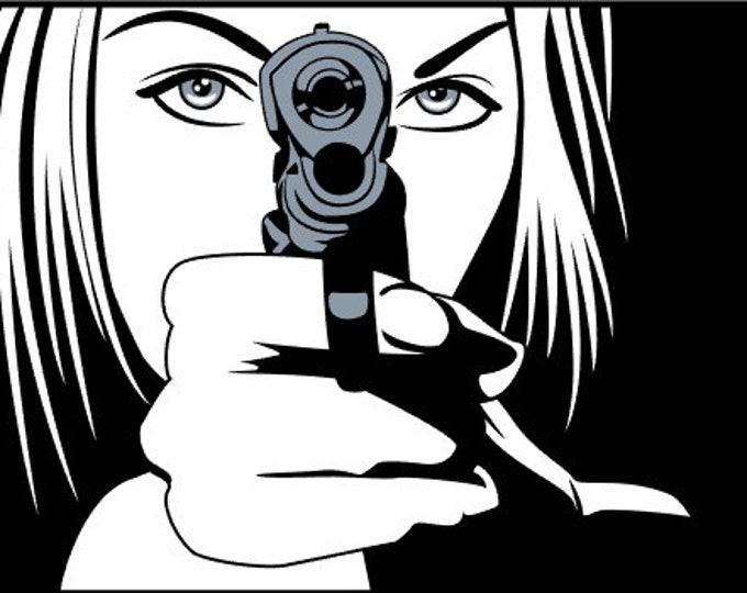 Рисунок с пистолетом