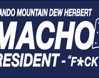 Camacho for President -  Bumper Sticker