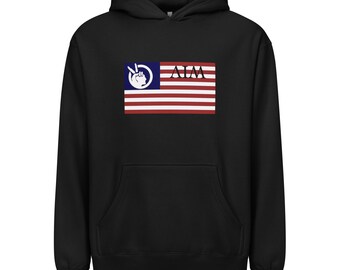 Moletom com capuz masculino com bandeira do movimento indígena americano