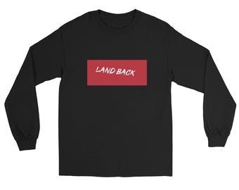 Land Back Men’s Long Sleeve Shirt