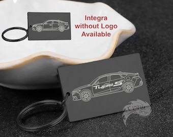 Integra Type S 2024 Laser Engraved Keychain - Design on One Side