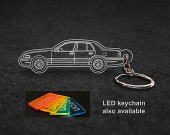 Crown Victoria 2006 Laser Cut Keychain