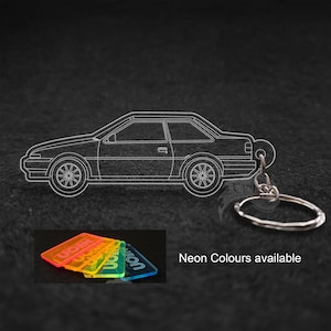 Toyota Corolla Coupe - 1986 Laser Cut Keychain