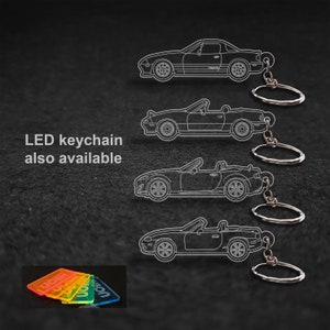 Mx-5 or NA or NB or NC Miata Acrylic Laser Cut Keychain