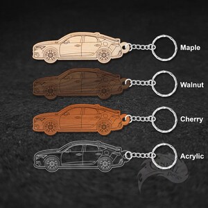 CTI 1.8T 2005 or GTI Coupe 2011 or Golf R MK 7.5 2018 or Golf R 2022 Laser Cut Keychain Golf image 8