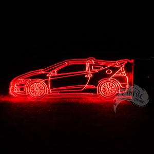 Porte-clés découpé au laser CRZ LED Clear