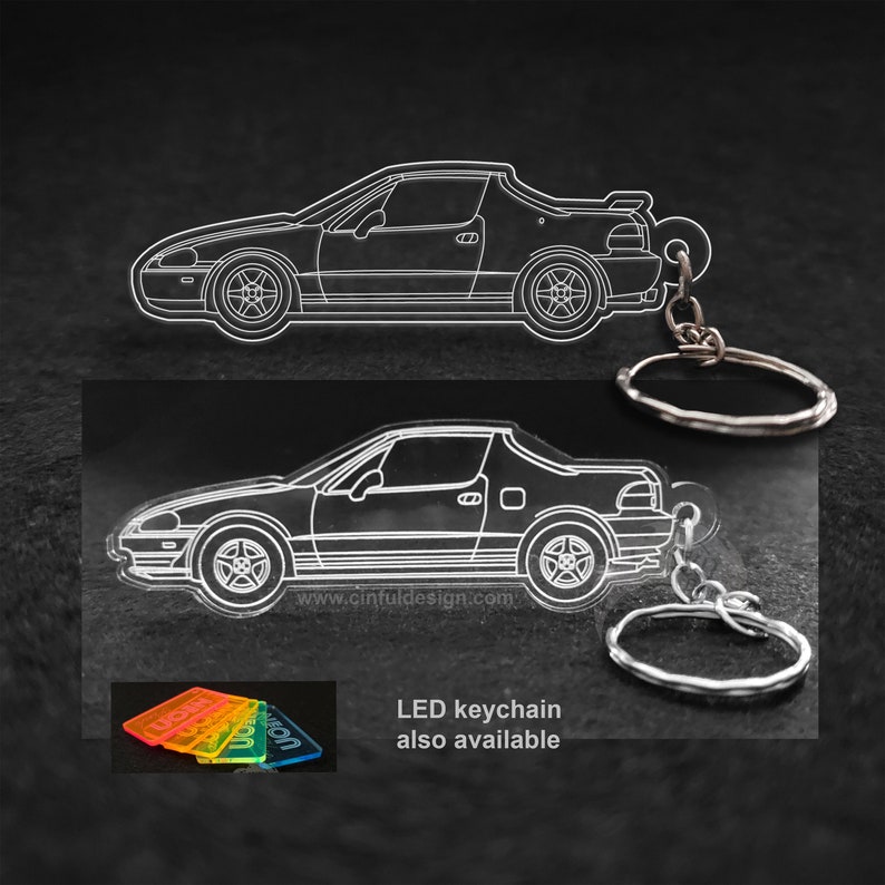 Del Sol Laser Cut Keychain image 1