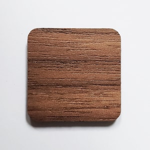 Porte-clés découpé au laser CRZ Standard Walnut Ply