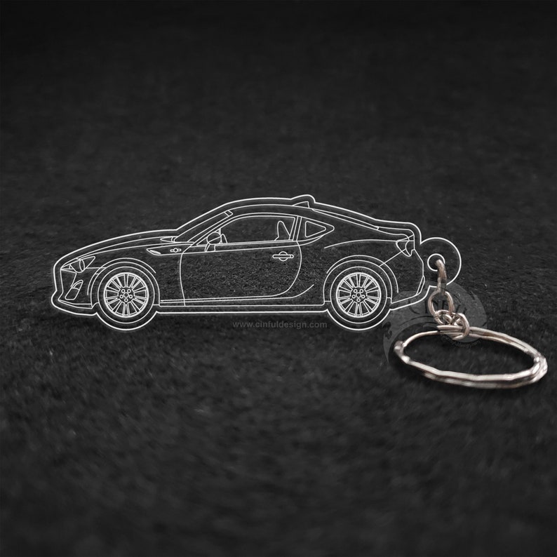 Scion FR-S 2013-2016 Laser Cut Keychain Fin Antenna