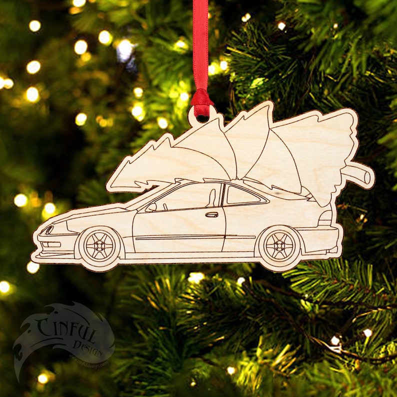 Car Christmas Ornament 1G civic, CRX, EF Hatch, EF Wagon, Prelude, Civic Sport, Integra image 8