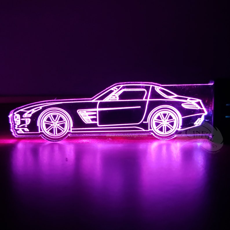 SLS AMG 2011 Laser Cut Keychain image 3