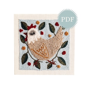 Chicken Punch Needle DIGITAL Pattern