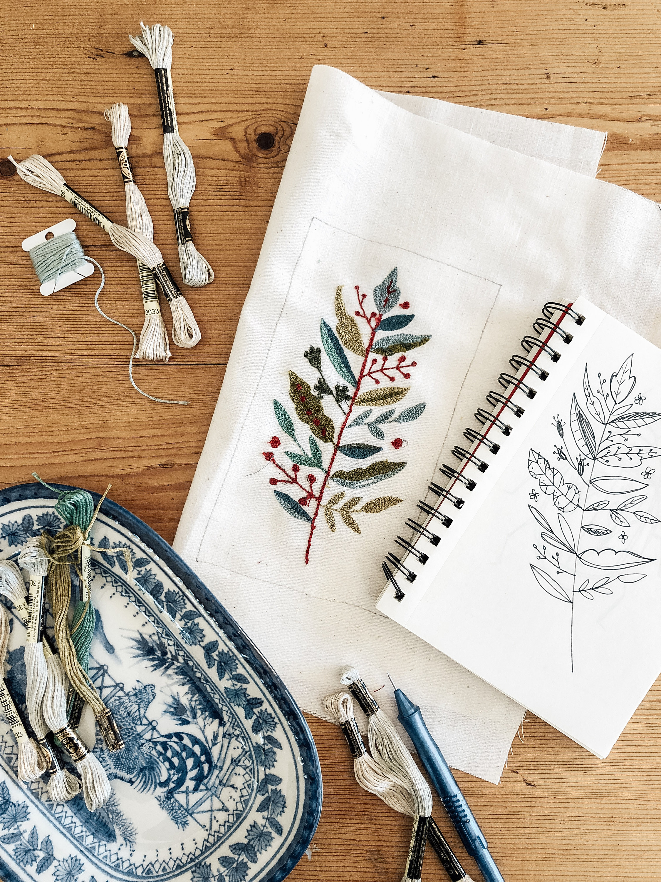 Christmas Needle Punch Embroidery Pattern - Etsy