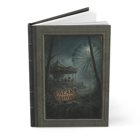 Personalized Freak Show Diary | Hardcover Journal | Custom Notebook | Lined or Blank Pages