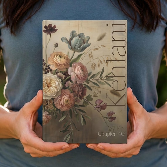 Personalized Journal Birthday | Milestone Custom Notebook | Customizable Gift | Dutch Floral Botanical | Lined or Blank Pages
