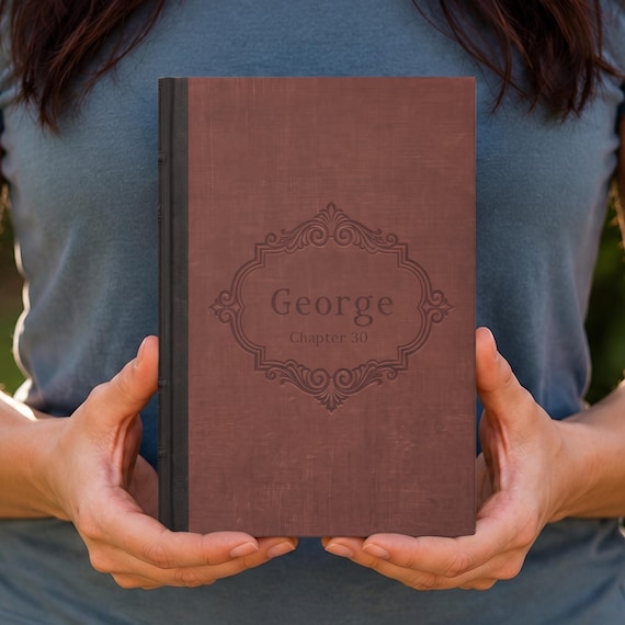 Personalized Birthday Journal | Custom Notebook Name Milestone Chapter Heritage | Customized Vintage-style Book