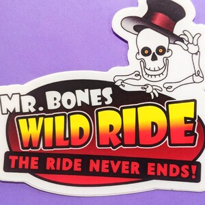 Mr. Bones Wild Ride sticker RCT meme image 2