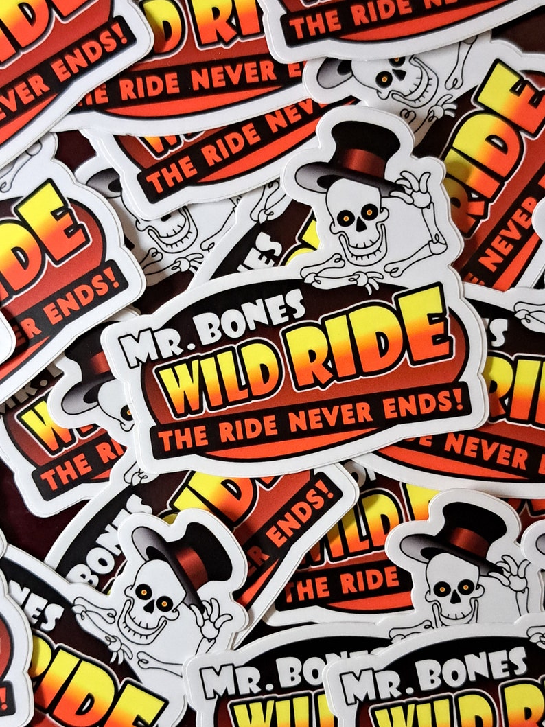 Mr. Bones Wild Ride sticker RCT meme image 5