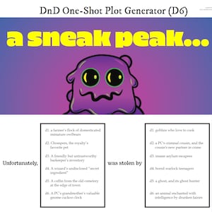 DnD One-Shot Total Package Toolkit Simple RPG Worksheets to Make DMing easy Campaign Organizer Dungeon Master's Reference Guide RPG image 3