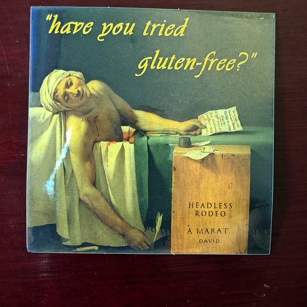 Have You Tried Gluten-free? art history meme funny renaissance da vinci disability illness chronic medicine laptop water bottle hydroflask