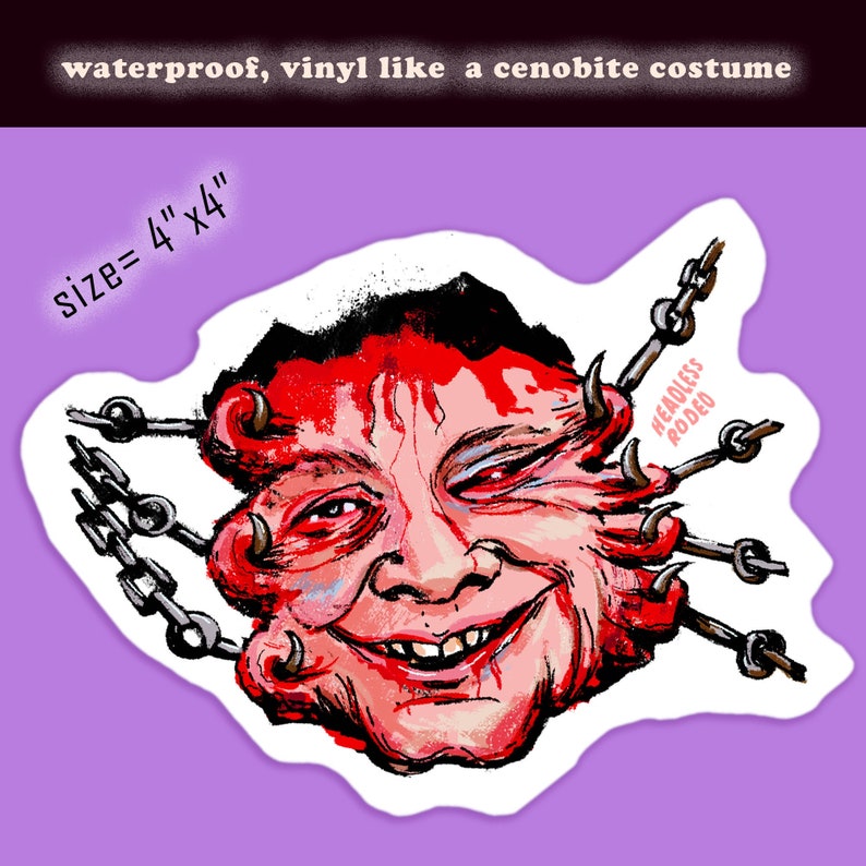 Jesus Wept Hellraiser Horror Sticker Scary Movie Etsy