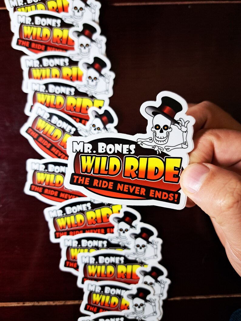 Mr. Bones Wild Ride sticker RCT meme image 1