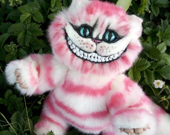 large cheshire cat plush