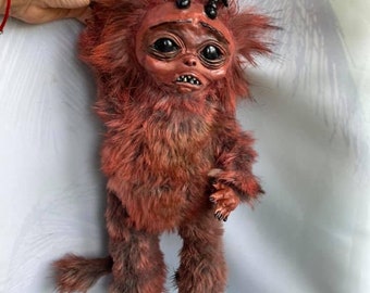 Krampus baby handmade Christmas character