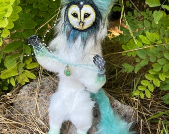 handcrafted Flying Owl Dreamcatcher  Beautifully Crafted Guardian of Dreams