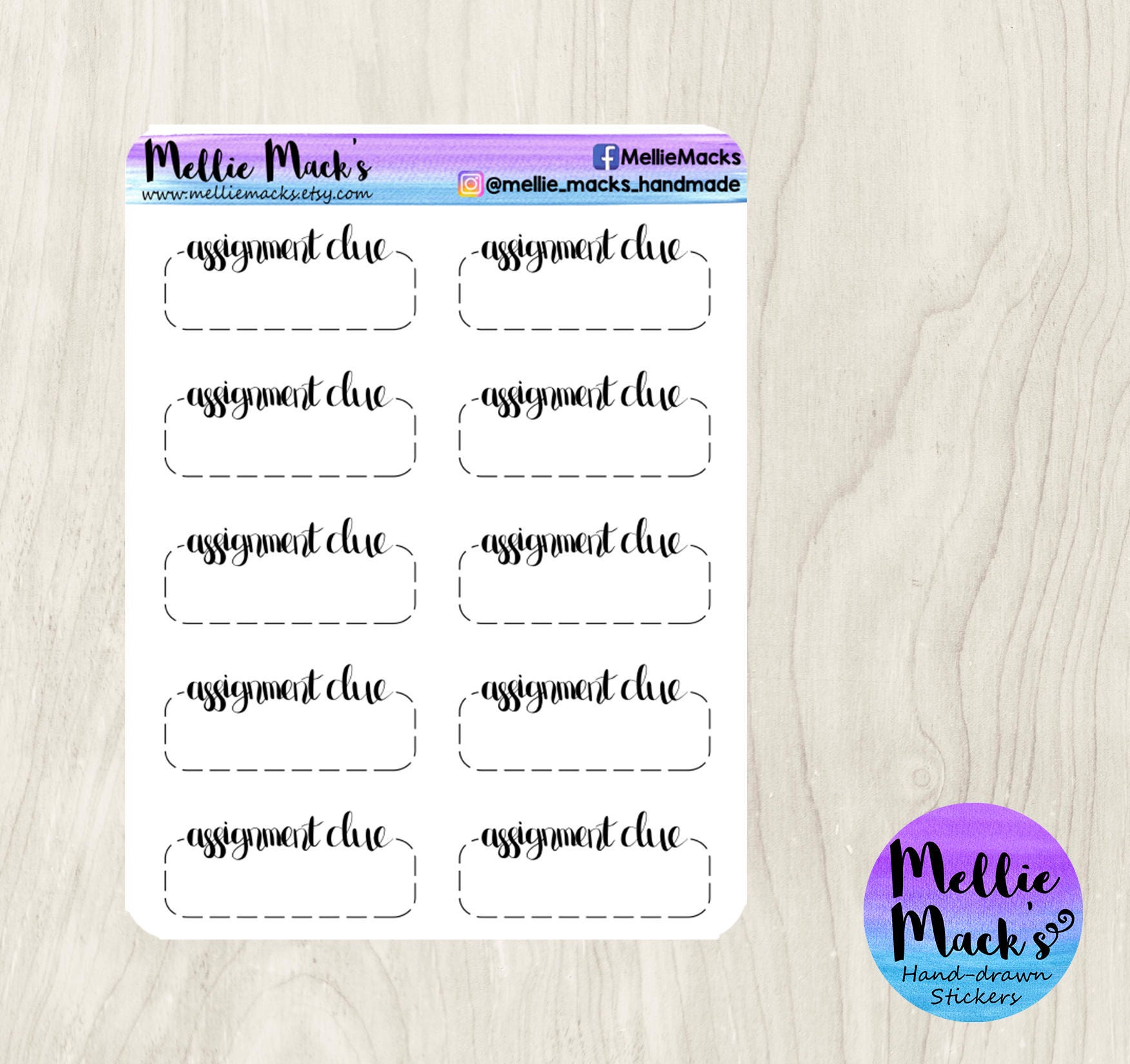 Homework reminder picture