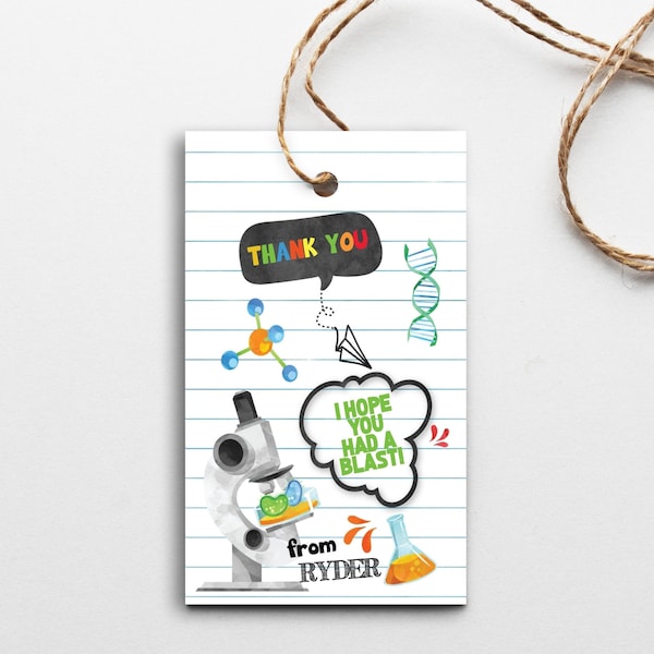 Science Thank You - Etsy