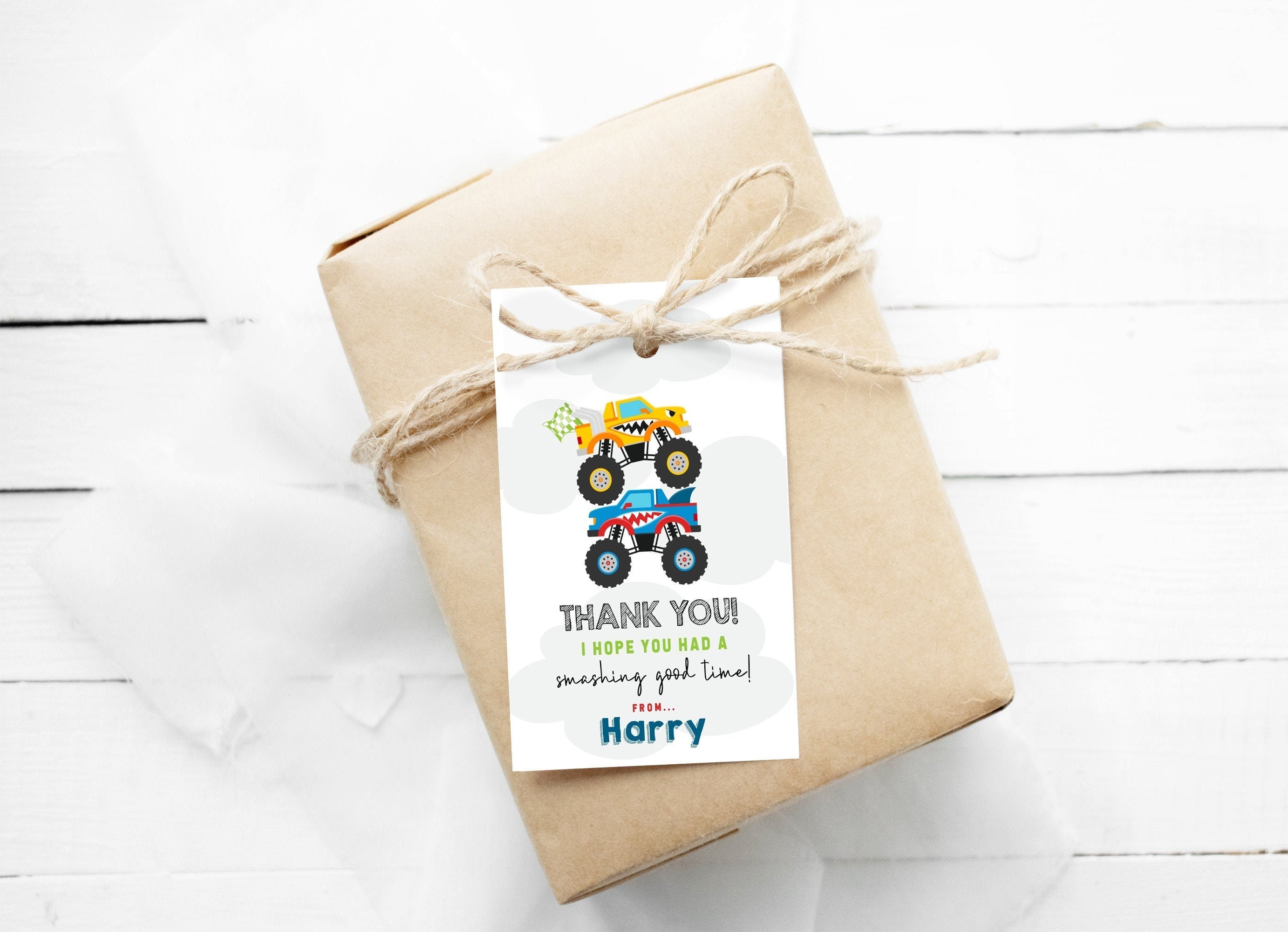 Monster truck cupcake toppers. Monster truck instant download | Etsy
