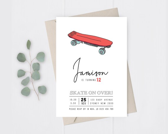 Teen birthday invitation instant download printable. | Etsy